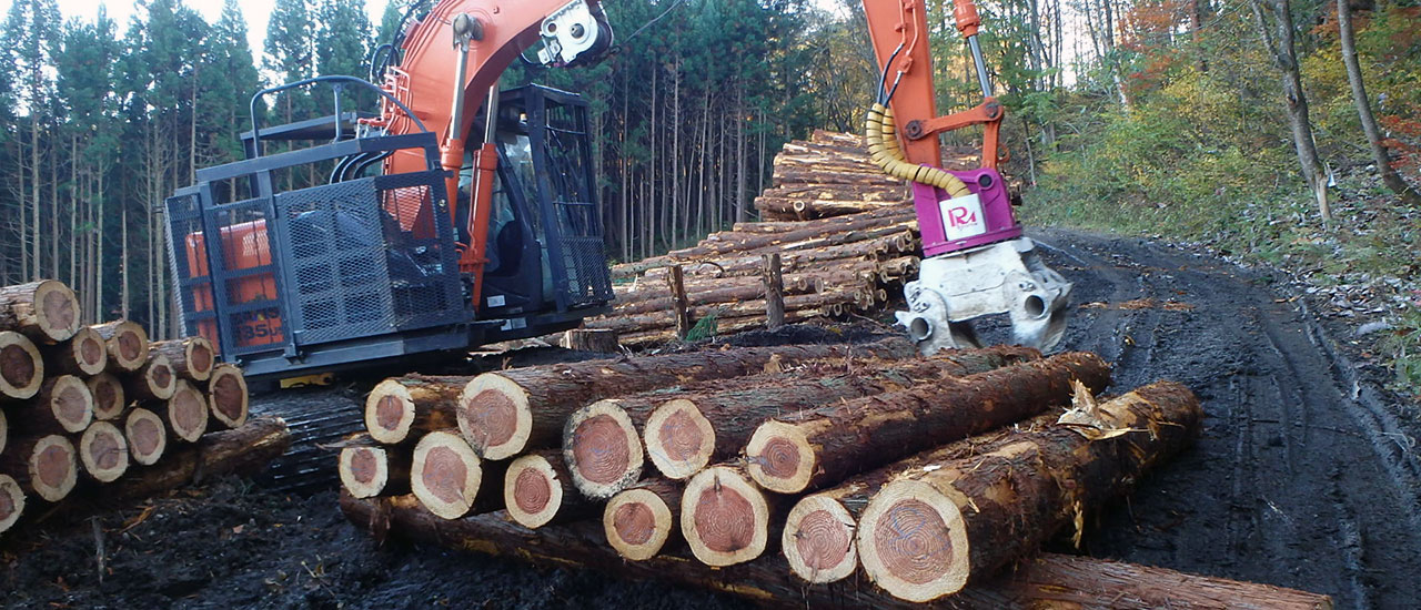 秋田での林産事業
